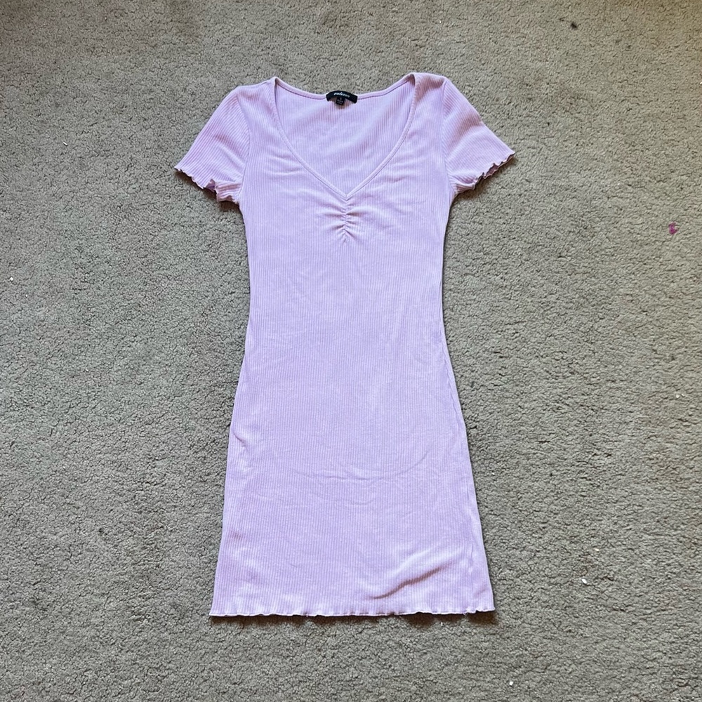 Elegant Lavender Bodycon Dress